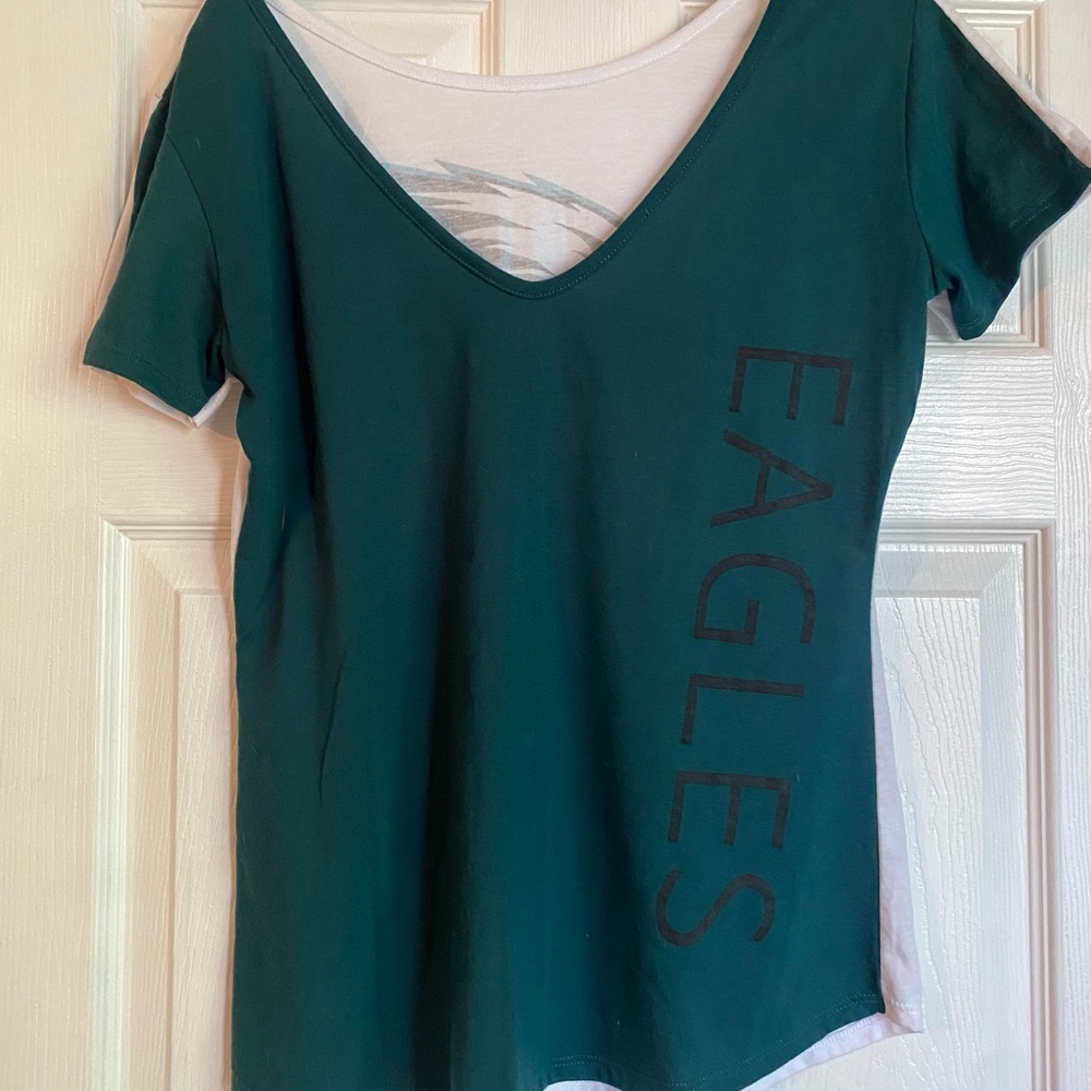 Eagles T-shirt white and green